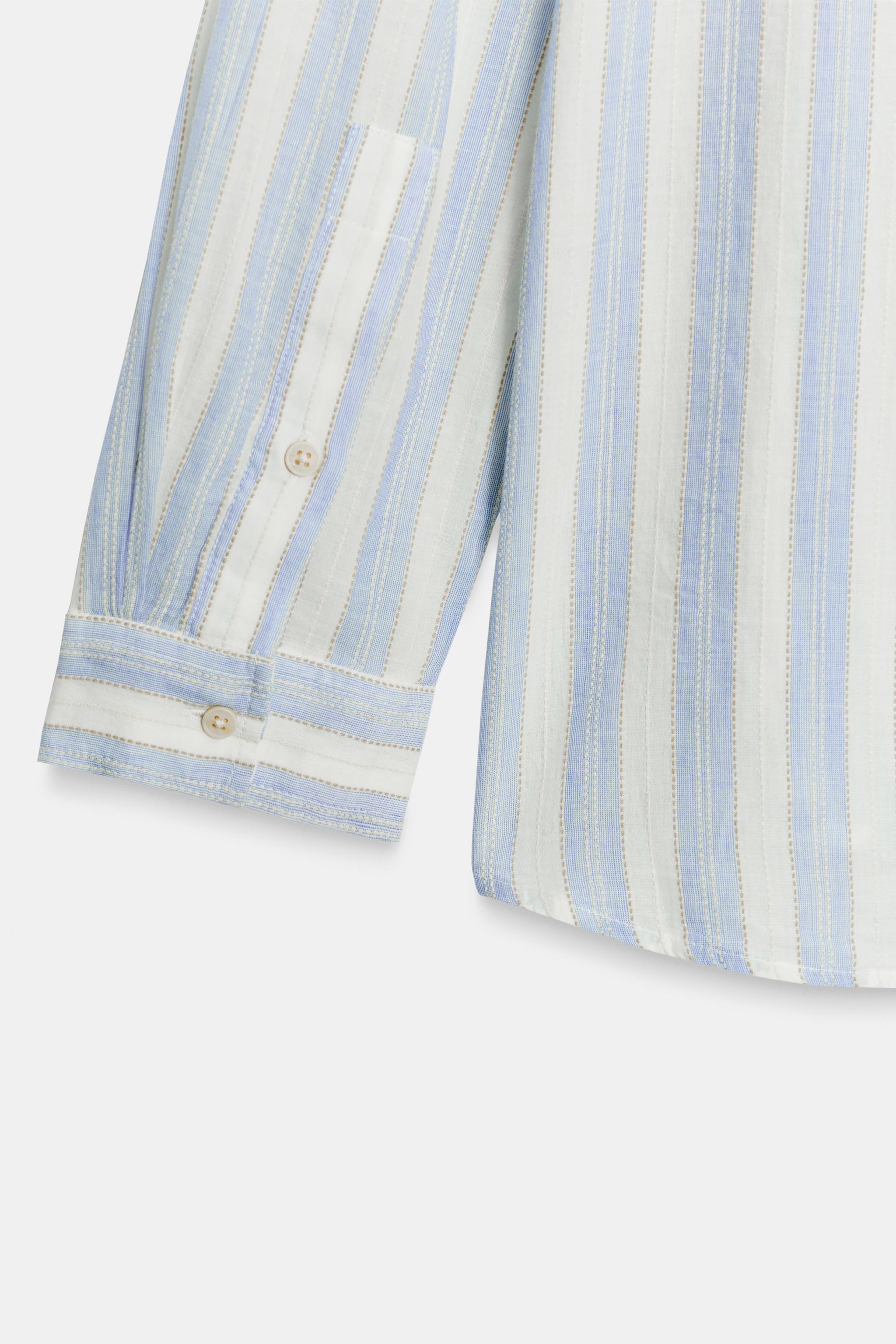 CHEMISE VOLUME À RAYURES